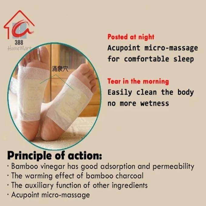 Detox Foot Pads (Pack of 2) 10 Patches