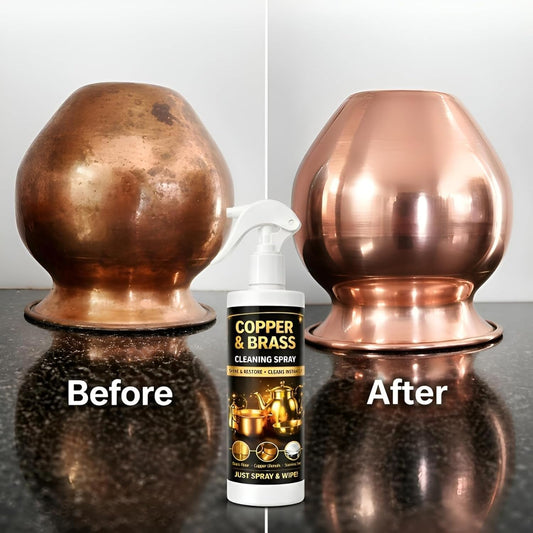 Copper & Brass Cleaning Spray – Shine & Restore Metal Polish (Pack of 2)